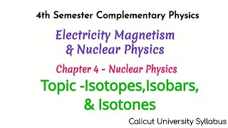 Isotopes  Isobars  Isotones [upl. by Shandeigh]