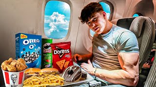 10000 Calorie Challenge On A Plane [upl. by Orecul]