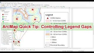 🧨ArcMap Quick Tip  របៀបកំណត់គម្លាត Gaps នៅលើនិមិត្តសញ្ញាផែនទី Legend [upl. by Kirit]