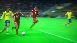 Podolski Goal Bayern Munich vs Arsenal [upl. by Arlynne558]