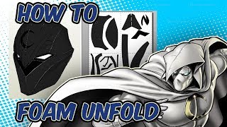 How to unfold in Pepakura  Moon Knight [upl. by Manella]