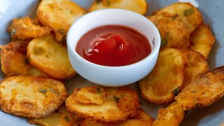 Indian Air Fryer Recipe Crispy Bhajia Recipe  Potato Pakora Recipe [upl. by Bish]