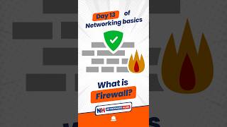 What is Firewall  How it works  Shorts networkershome [upl. by Tychon]