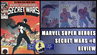 Marvel Super Heroes Secret Wars 8 Marvel Comics 1984 Review  First Appearance of Venom Symbiote [upl. by Naro]