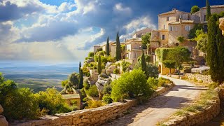 Gordes is a majestic French village in the Provence 🇫🇷 France 4K [upl. by Mufi]