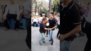 ABUELITA DEL SABOR MANO A MANO CON ZAPATITOS DE ORO CUMBIA KIIOSCO SANTAMARIA LA RIVERA CDMX MEXICO [upl. by Catarina]