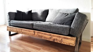 DIY Industrial Couch Plans available [upl. by Castro]