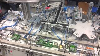 Festo Production Line of 9 MPS Stations training at ROC Leiden 1122014 [upl. by Anilak]