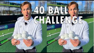 40 ball challenge Hertzberger TV Field Hockey tutorial [upl. by Pearce]