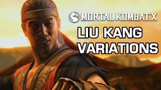 Liu Kang Variations Official Breakdown  Mortal Kombat X [upl. by Barri]