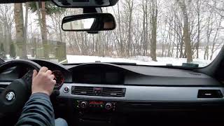 BMW 320d e91 slices snow [upl. by Aydin]