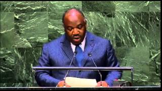 Gabon Débat 2014 de lAssemblée générale de lONU [upl. by Haile7]