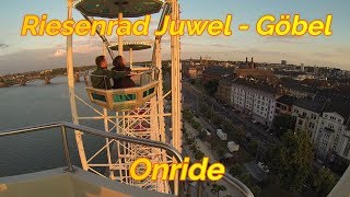 Riesenrad Juwel Göbel Onride Video von der Mainzer Johannisnacht 2018 [upl. by Madai625]