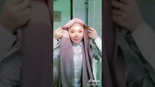 SHAWL TUTORIAL LABUH DEPAN BELAKANG BY ALJACOUTURE jannahreduantutorial [upl. by Nnayecats]