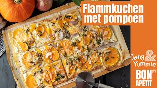 Flammkuchen met pompoen [upl. by Yesmar]