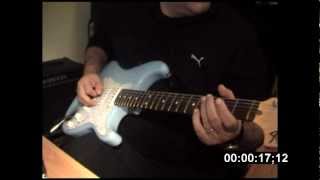 Fender Stratocaster YJM sonic blue [upl. by Dyna]