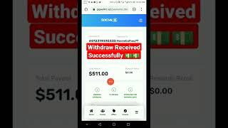 social website earn withdrawal proof  savvyconnectvy shorts [upl. by Inad]