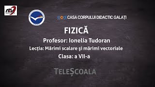 Fizica  Clasa 7  Scalari si Vectori [upl. by Cook]