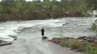 Ivanhoe Crossing  Fishing for Barramundi  1 [upl. by Valentin131]