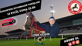 14 Eylül Cumartesi DİYARBAKIR Koşu Yorumları  Emre Keskin [upl. by Polard]