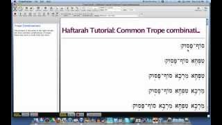 Haftarah Tutorial  All Combinations [upl. by Namzaj521]