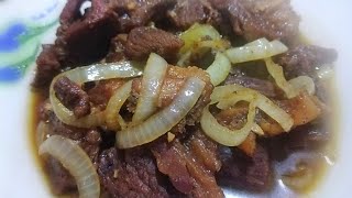 Pinoy Favorite Easy Recipe of Beef Steak o BISTEK TAGALOG Lutuin Na 😋 [upl. by Roselani]