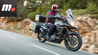 Suzuki VStrom 650 XT 2016  Prueba  Test  Review en español  motosnet [upl. by Handbook20]