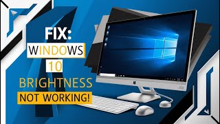 WINDOW 10 BRIGHTNESS NOT WORKING [upl. by Leiuqeze]