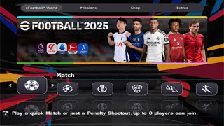 eFootball PES 2025 PS2 JrPlay  Youngster Update November 2024 [upl. by Markman]