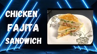 Chicken Fajita Sandwich 🥪Recipe by Aleena cooking 🧑‍🍳 special recipe [upl. by Lilahk]