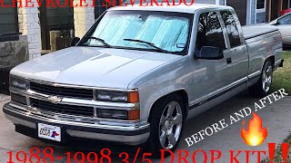 35 Drop Kit on 19881998 Chevrolet Silverado [upl. by Phillada]