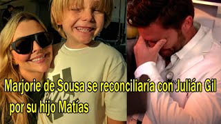 Marjorie de Sousa se reconciliaría con Julián Gil por su hijo Matías [upl. by Ennaeirb]