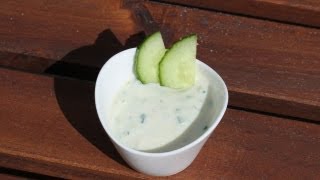 Tzatziki Rezept vegan oder klassisch  Der Bio Koch 492 [upl. by Ondrej91]