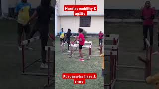 Hurdles mobility and agility exercise shotrs yt indorephysical cardioworkout circuitworkout [upl. by Eytteb684]