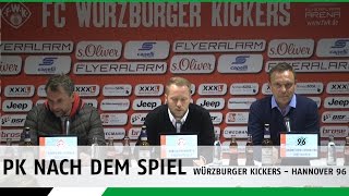 PK nach dem Spiel  Würzburger Kickers  Hannover 96 [upl. by Gnav]