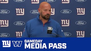 Giants vs Commanders Postgame Interviews Brian Daboll Daniel Jones Malik Nabers Devin Singletary [upl. by Ened]