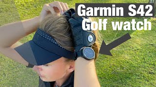 Garmin S42 Golf Watch ⛳️ [upl. by Nylhtak]