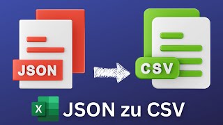 Excel JSON to CSV konvertieren  Excel JSON importieren zu Tabelle [upl. by Aday225]