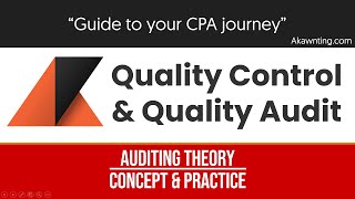 Quality Control and Quality Audit PSQC 1 and PSA 120 [upl. by Seagraves740]