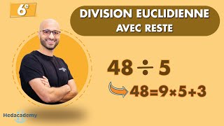 LA DIVISION EUCLIDIENNE  avec reste [upl. by Socem359]