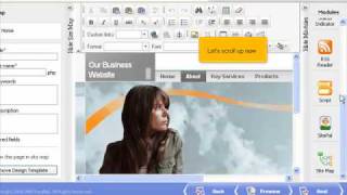 Building a Website with SiteBuilder [upl. by Adnot372]