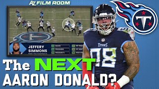 Titans Jeffery Simmons Looks Like the NEXT Aaron Donald Film Breakdown [upl. by Shaddock]