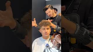 ASMR international hairstyle 💈 barbershophairstylehaircut ilkererenhairstudio relaxingtriggers [upl. by Duarte]