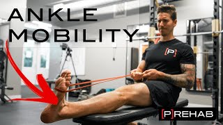 Ankle Mobility Exercises To Improve Ankle Dorsiflexion [upl. by Ardnu392]