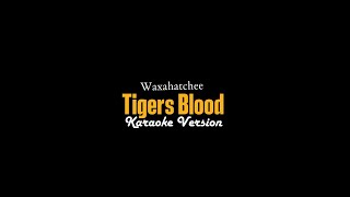 Waxahatchee  Tigers Blood Karaoke Video [upl. by Ivers]