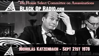 Nicholas Katzenbach  HSCA Testimony Sept 21st 1978 [upl. by Atinahs]