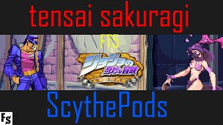 JJBA Heritage for the Future  tensai sakuragi JotaroRubber Soul vs ScythePods Midler FT5 [upl. by Leirrad]