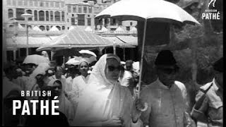 Islam Pilgrims Meet At Mecca 1954 [upl. by Ahsilrac]