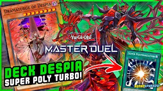 ABSURDO DESPIA BAGUNÇANDO COM A SUPER POLIMERIZAÇÃO NO MASTER DUEL [upl. by Llerrehc511]