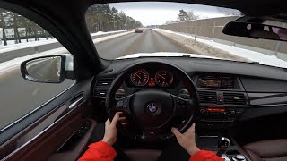 BMW X5 E70 30D 173KW POV DriveReview [upl. by Naej]